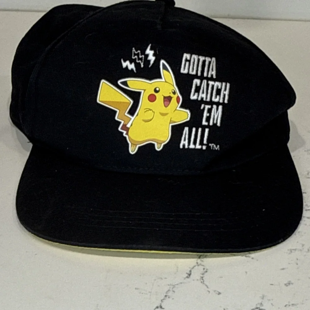 Pokémon Pikachu Black & Yellow Hat 2022 Animation Video Games